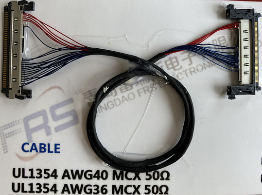harnais 30AWG 20 Pin Cable Laptop Screen de fil de 0.3mm LVDS