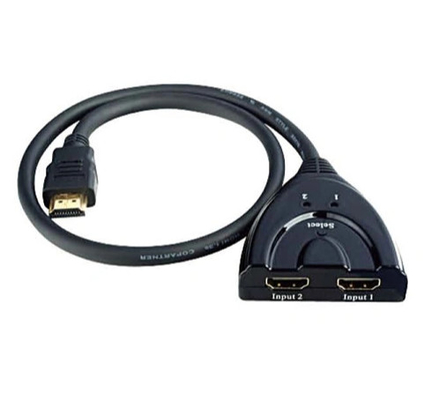 Diviseur nickelé de fil de HDMI de multimédia de cuivre de câble équipé