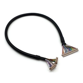 Le fil de la robotique LVDS arment 0.8mm Mini Coaxial Shielded Cable Assembly