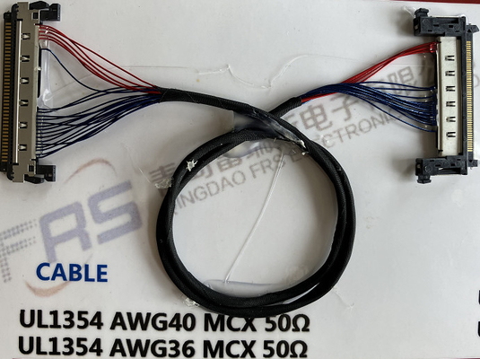 harnais de fil de 0.8mm Awg40 LVDS 30 Pin Connector Cable 180mm