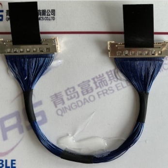 50 Assemblée de câble coaxial de liaison de micro de Pin Awg 36 0.5mm LVDS TV