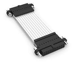 Un type PVC flexible de câble plat de ruban de 0.5mm a protégé Ffc
