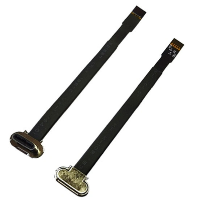 Câble plat plaqué mou de FFC, câble plat 22-26awg plat