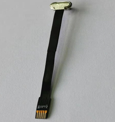 Câble plat plaqué mou de FFC, câble plat 22-26awg plat