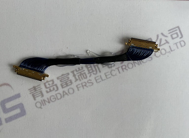 30 veste de borne 50 Pin Electrical Harness Assembly 0.4mm LVDS 40 Pin Cable Ultra Thin Black