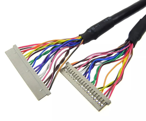 harnais 30AWG 20 Pin Cable Laptop Screen de fil de 0.3mm LVDS