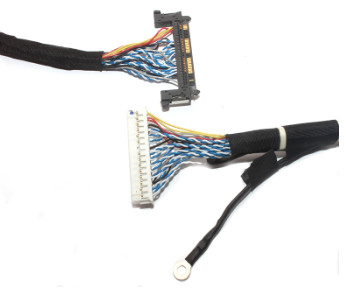 Le fil de l'ordinateur portable LVDS arment des biens de cable connecteur de JAE 0.5mm