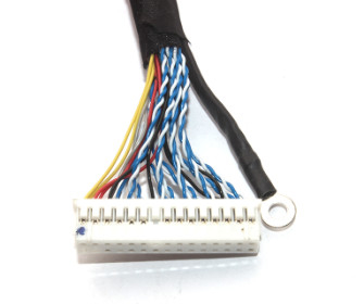 Le fil de l'ordinateur portable LVDS arment des biens de cable connecteur de JAE 0.5mm