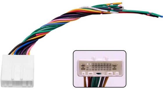 18AWG 4 câblage de Pin Car Stereo Connector Electrical du haut-parleur 16
