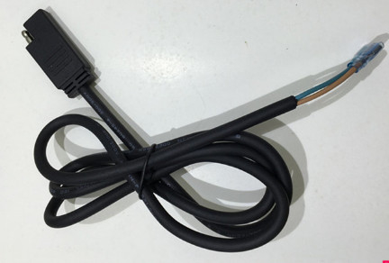 2 câbles équipés 1 électroniques masculins femelles, câble de harnais de fil de 560mm