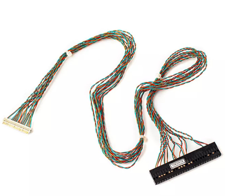 Nickel d'Assemblée de harnais de câble de Molex 1.8m longtemps à plat coaxial