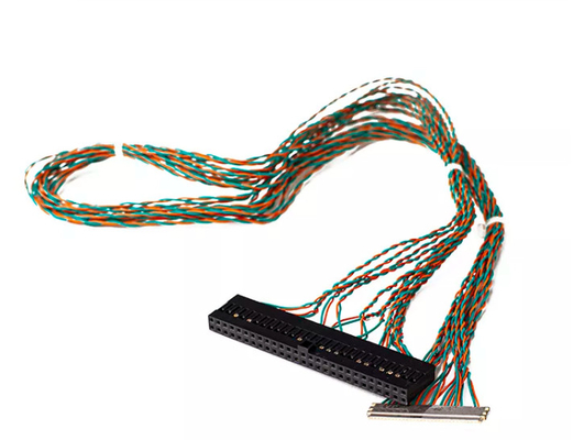 Nickel d'Assemblée de harnais de câble de Molex 1.8m longtemps à plat coaxial