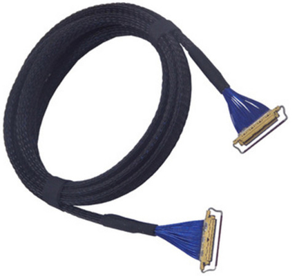 50-15000mm 60 Pin Lvds Cable, câble coaxial de liaison épais de 370mm pour l'écran de PC de note d'affichage