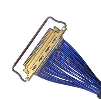50-15000mm 60 Pin Lvds Cable, câble coaxial de liaison épais de 370mm pour l'écran de PC de note d'affichage