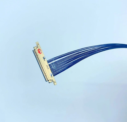 30 Pin Micro Coaxial Cable 0.5mm, câble coaxial de liaison de 40awg LVDS