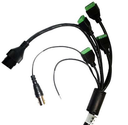 Les câbles équipés de la caméra Rj45 imperméabilisent la sécurité de 100mm coaxiale