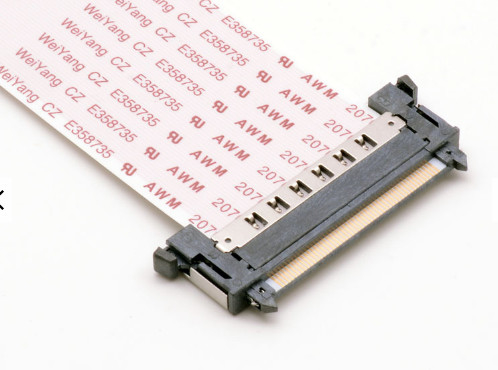 Câble plat de LVDS 400mm FPC, 41-51 Pin Ribbon Flat Cable